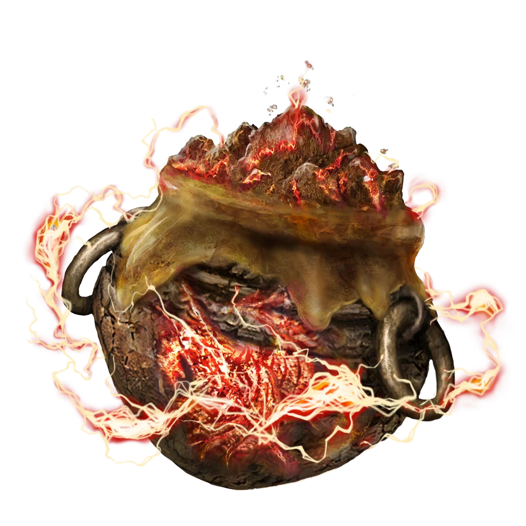 Red Lightning Pot
