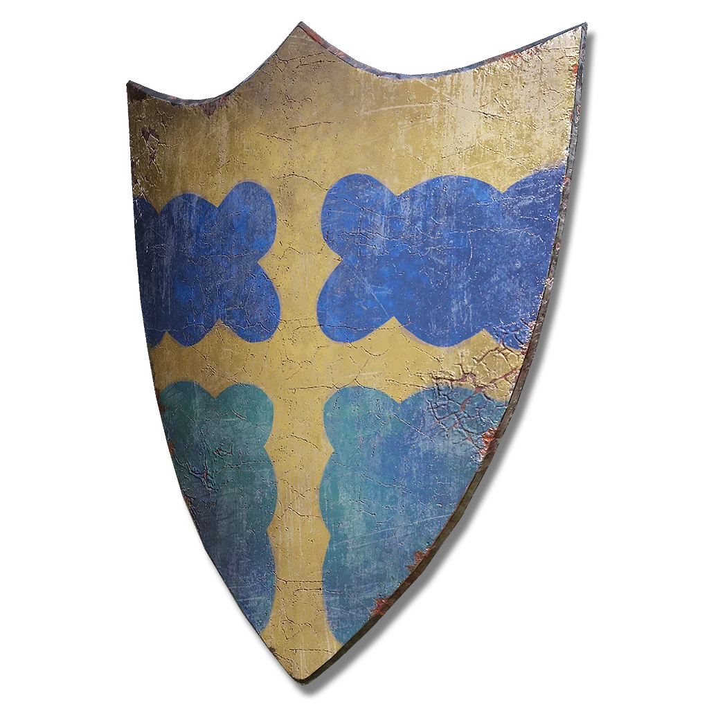Blue-Gold Kite Shield