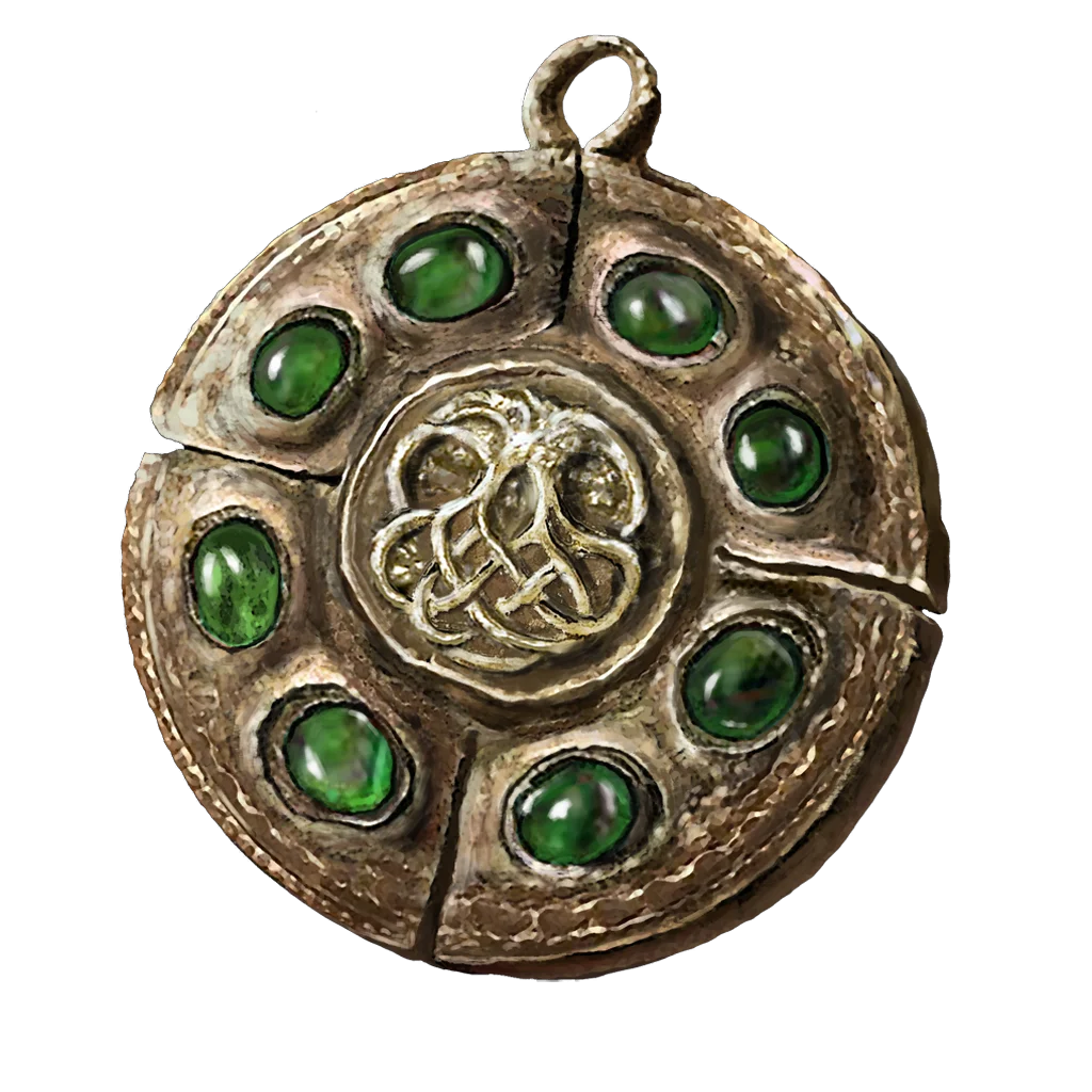 Viridian Amber Medallion +1