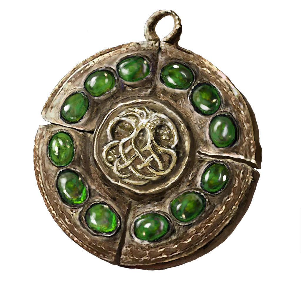 Viridian Amber Medallion +2